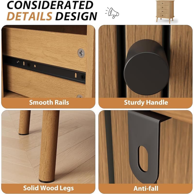 47in Wide Six Drawer Dresser, Chest of Drawers for Bedroom/Living Room