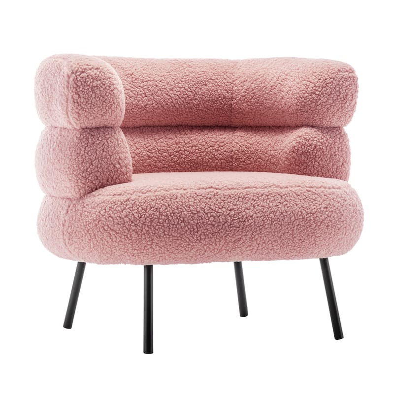 XINMICS Modern Accent Chair Upholstered Armchair for Living Room, Bedroom