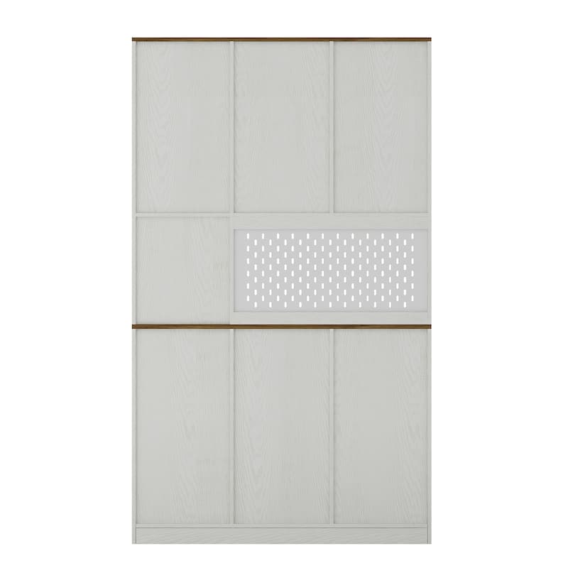 Freestanding Buffet Cupboards Sideboard with Charging Station