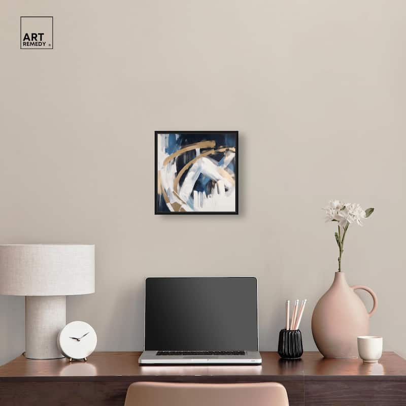 Golden Vortex II Canvas by Art Remedy