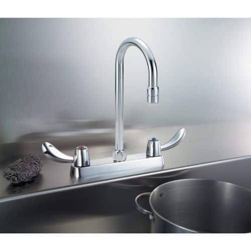 Shop Delta 26c3942 Double Handle 1 5gpm Ceramic Disc Kitchen