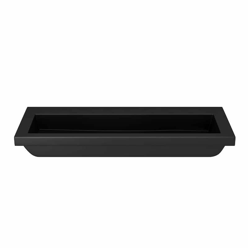 Trough 48-inch NativeStone Drop-in Double Bathroom Sink - 48" x 19" x 5"