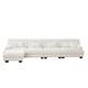 Option White+4 Seat+Ottoman