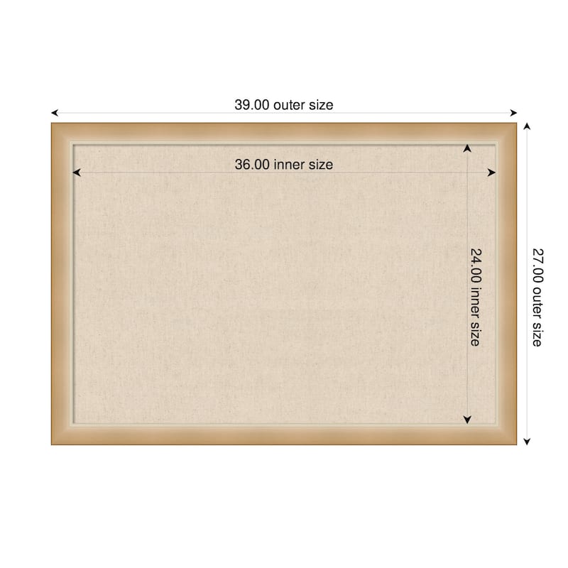 Kate and Laurel Pinboard Neutral Linen