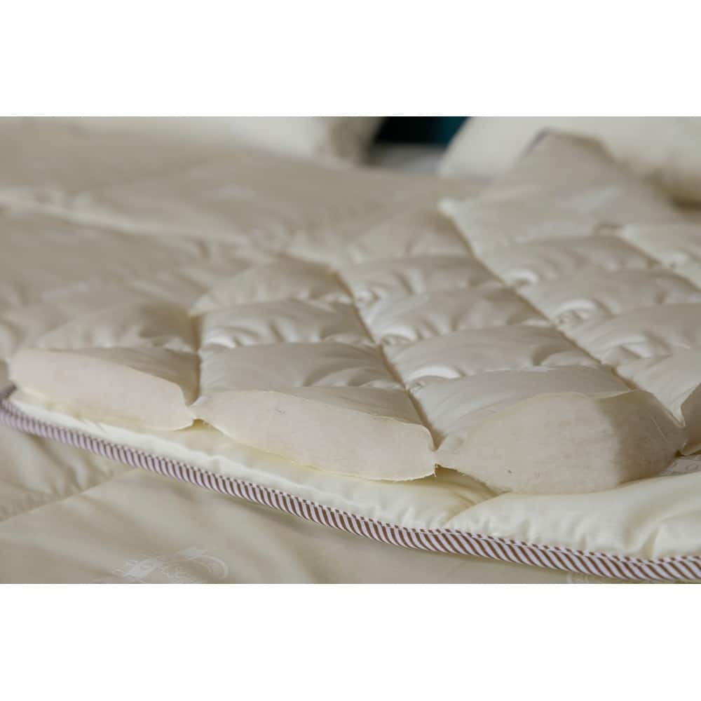 Premium New Zealand Washable Wool Comforter,Cotton Cover Fabric On