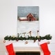 preview thumbnail 7 of 8, Christmas on the Farm II-Premium Gallery Wrapped Canvas - Ready to Hang
