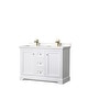 preview thumbnail 49 of 58, Avery 48 Inch Double Vanity, Cultured Marble Top