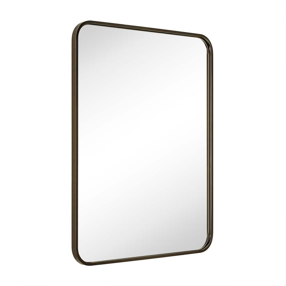 TEHOME Aria Rounded Rectangle Bathroom Vanity Mirror, Vertically/Horizontal Hanging