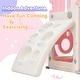preview thumbnail 23 of 39, 4-in-1 Kids Slide with Climber, Basketball Hoop and Storage Space, Freestanding Outdoor Indoor Slide Playset