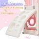 preview thumbnail 17 of 25, 4 in 1 Toddler Climber and Slide Set, Kids Playground Climber Freestanding Slide Playset with Basketball Hoop Play Combination
