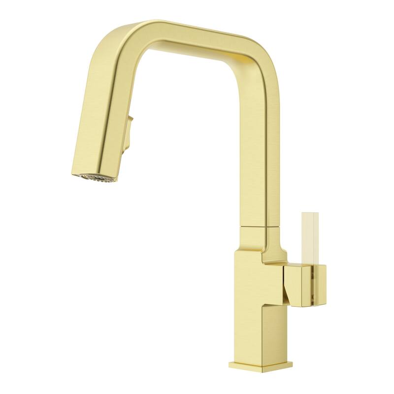 Pfister GT529-VRV Verve 1.8 GPM Single Hole Pull Down Kitchen Faucet - Brushed Gold