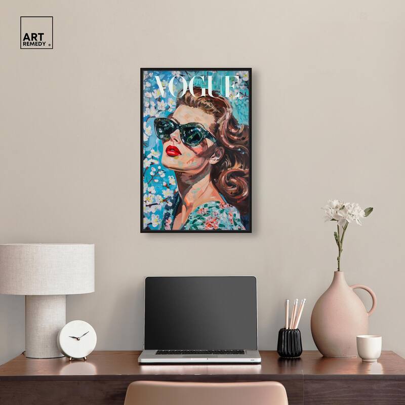 Autumn Blossom Icon Canvas by Art Remedy