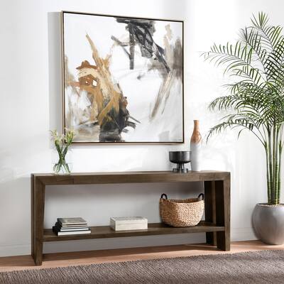 Classic Home Troy Oak Console Table