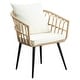 preview thumbnail 5 of 9, 3PCS Rattan Wicker Patio Conversation Set