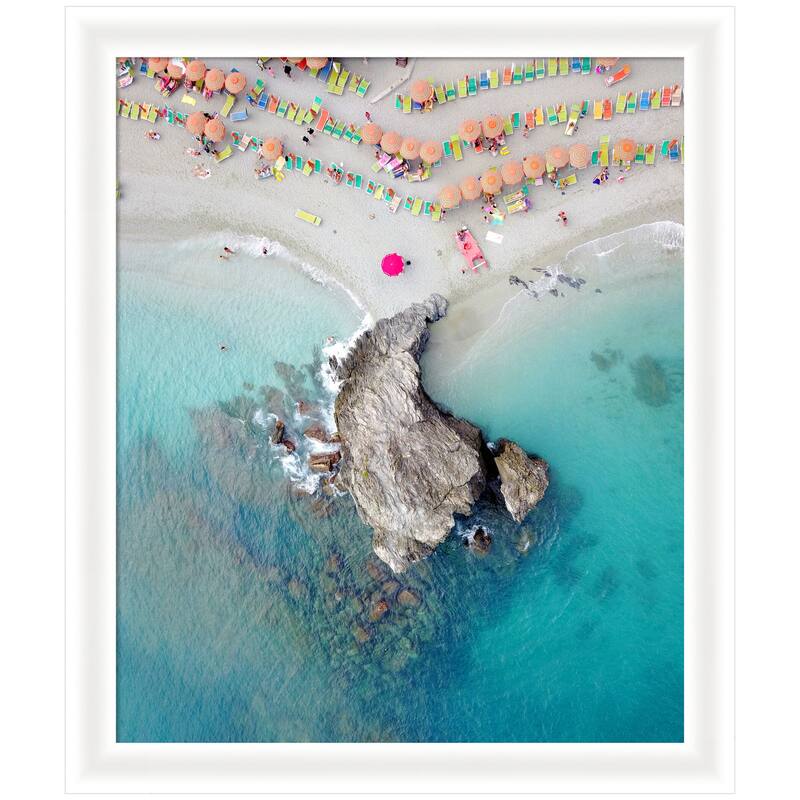 Kate and Laurel Framed Art Monterosso 7 by Rachel Bolgov - 23x27 - White