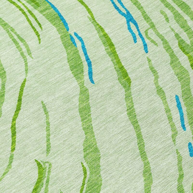HomeRoots Abstract Transitional Rectangle Outdoor Rug