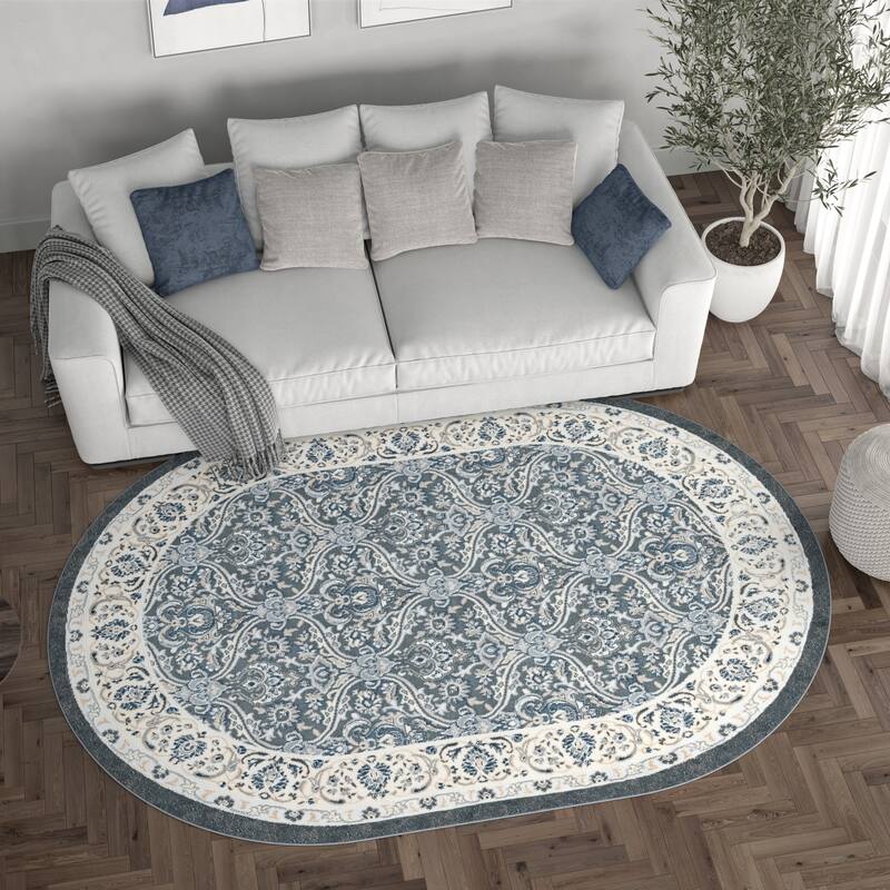 Carrington Traditional Border Indoor Area Rug