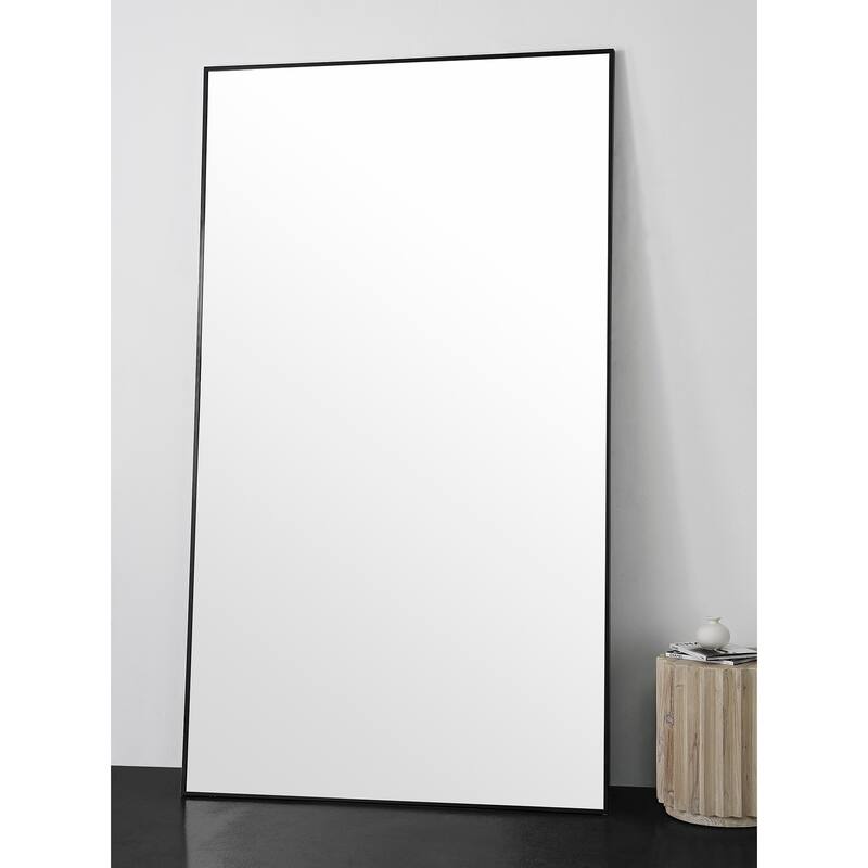 Renwil Keene Framed Matte Black Mirror - Large