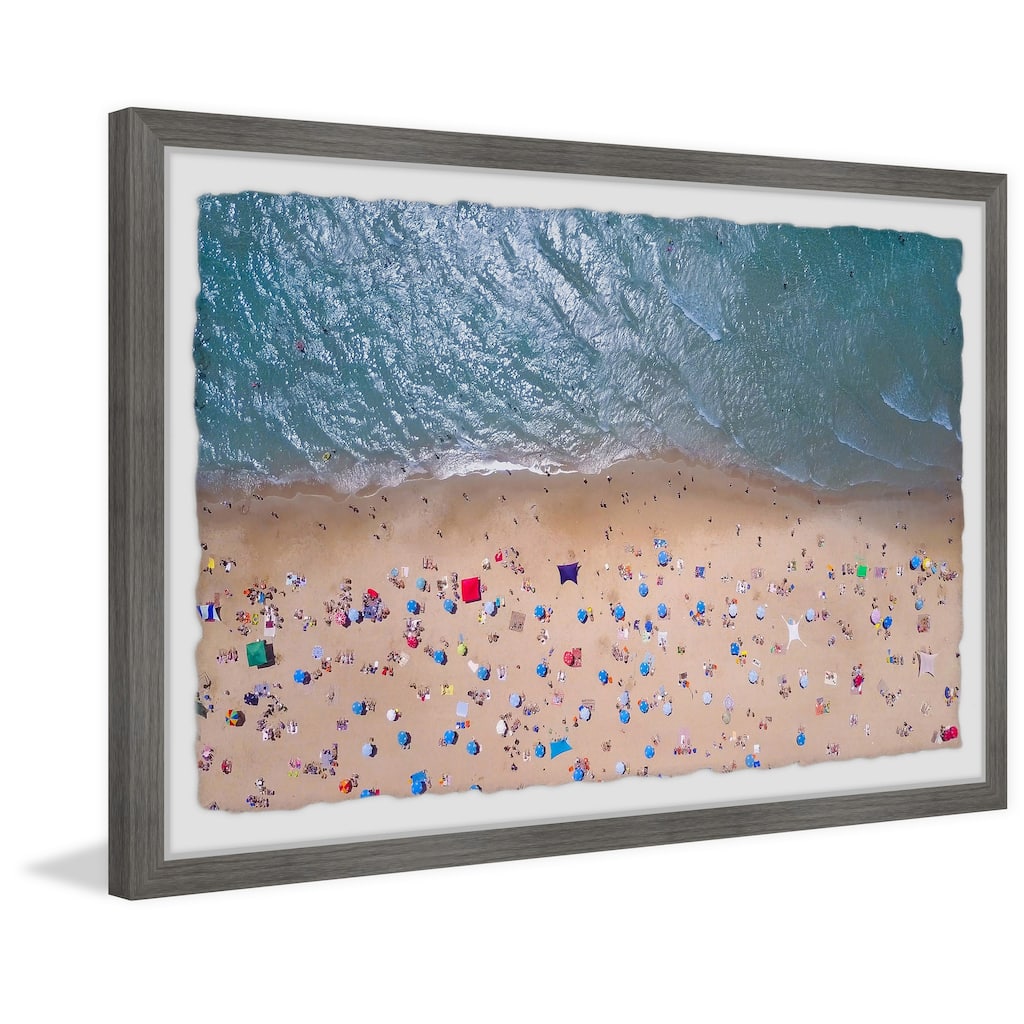 'Summer at the Beach' Framed Painting Print
