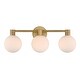 preview thumbnail 1 of 3, Minka Lavery 2993 Fenton 3 Light 24" Wide Bathroom Vanity Light with