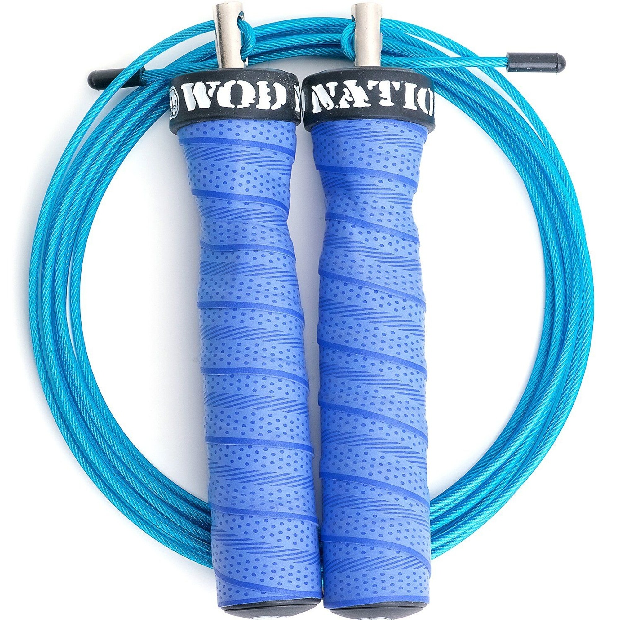 Corde à Sauter Vitesse WOD Attack – Double Câble (Fin Et Épais) – Réglable Sans Outil – Sac De Voyage Inclus
