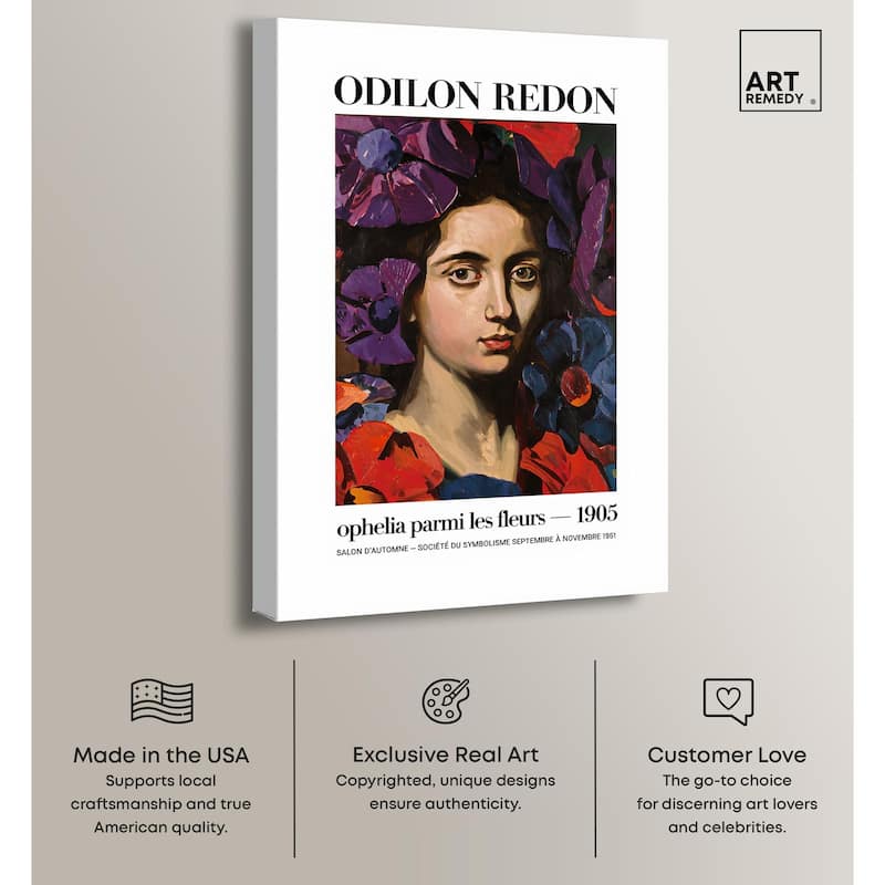 Vision of Ophelia Canvas by Art Remedy, Gallery Wrapped