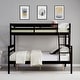 preview thumbnail 13 of 41, Twin Over Full Bunk Bed,Solid Wood Frame,High Guardrail,Safe for Kids
