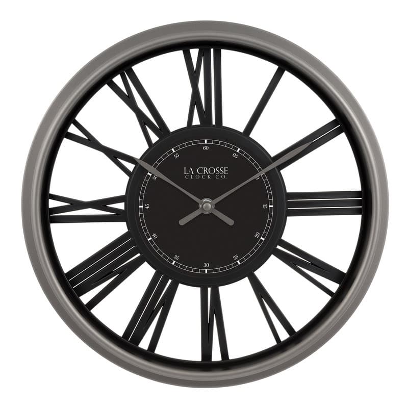 La Crosse Clock 13-Inch Oxford Analog Quartz Wall Clock