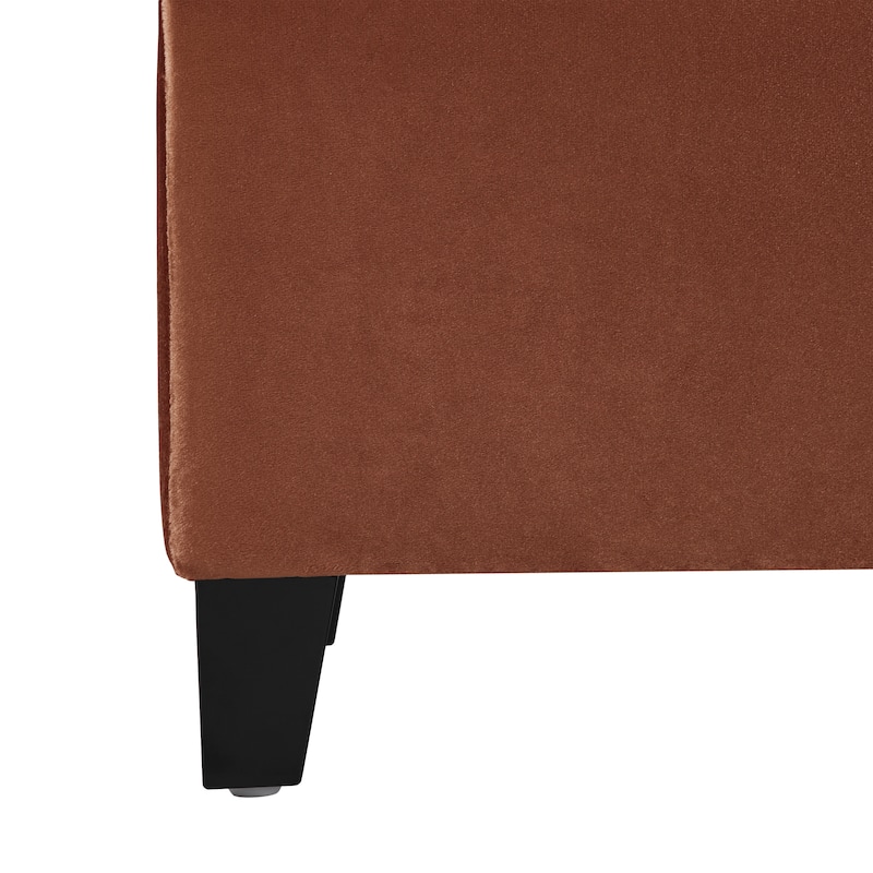 Mission Tufted Fabric Storage Ottoman Bench by Christopher Knight Home