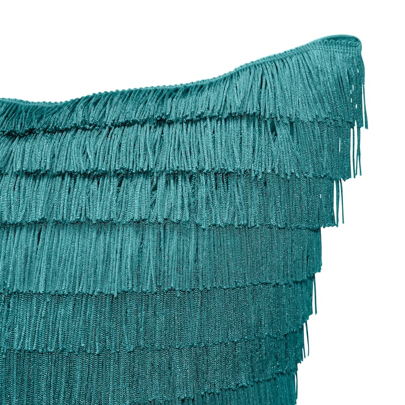 Edie At Home Gatsby Fringe Decorative Throw Pillow