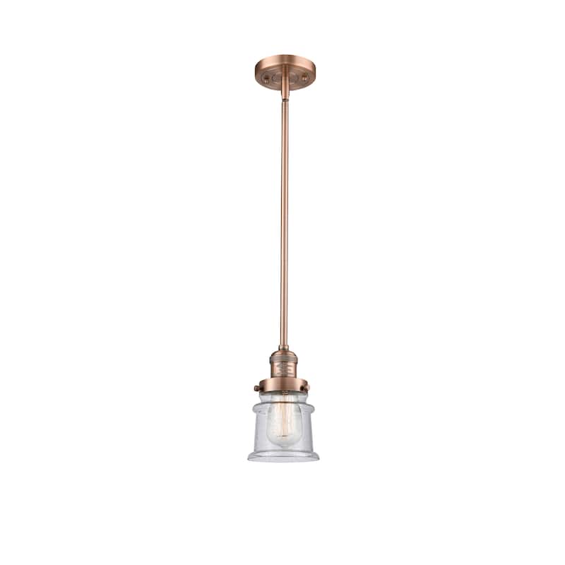 Innovations Lighting Franklin Restoration Canton - 1 Light 5" Stem Hung Mini Pendant