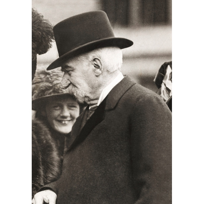 Shop Jp Morgan Attending A Childrens Theater Performance Of His Granddaughter Ca 1912 John Pierpont Morgans Nose Was Deformed Due To Overstock 24345376
