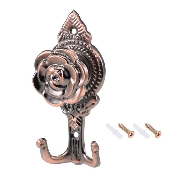 Curtain Holder Hooks Iron Drapery Holdback Tiebacks Red Bronze Tone