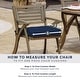 preview thumbnail 8 of 6, ARDEN Cabana Stripe Outdoor 21 x 21 in. Seat Cushion