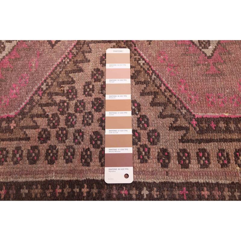 ECARPETGALLERY Hand-knotted Antalya Vintage Brown Wool Rug - 3'5 x 6'9