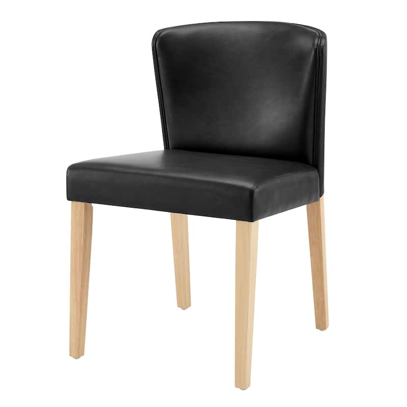 NPD Furniture Albie Faux Leather Dining Side Chair (Set of 2)