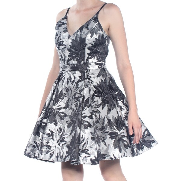 aqua fit and flare dress