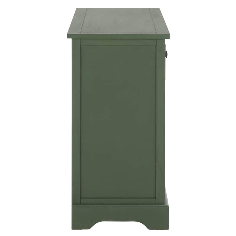 SAFAVIEH Ardelia Red 6-Drawer Storage Unit (Fully Assembled) - 30"W x 13"D x 26"H