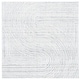 preview thumbnail 42 of 49, SAFAVIEH Handmade Southampton Catena Abstract Wool Rug 4' Square - Grey