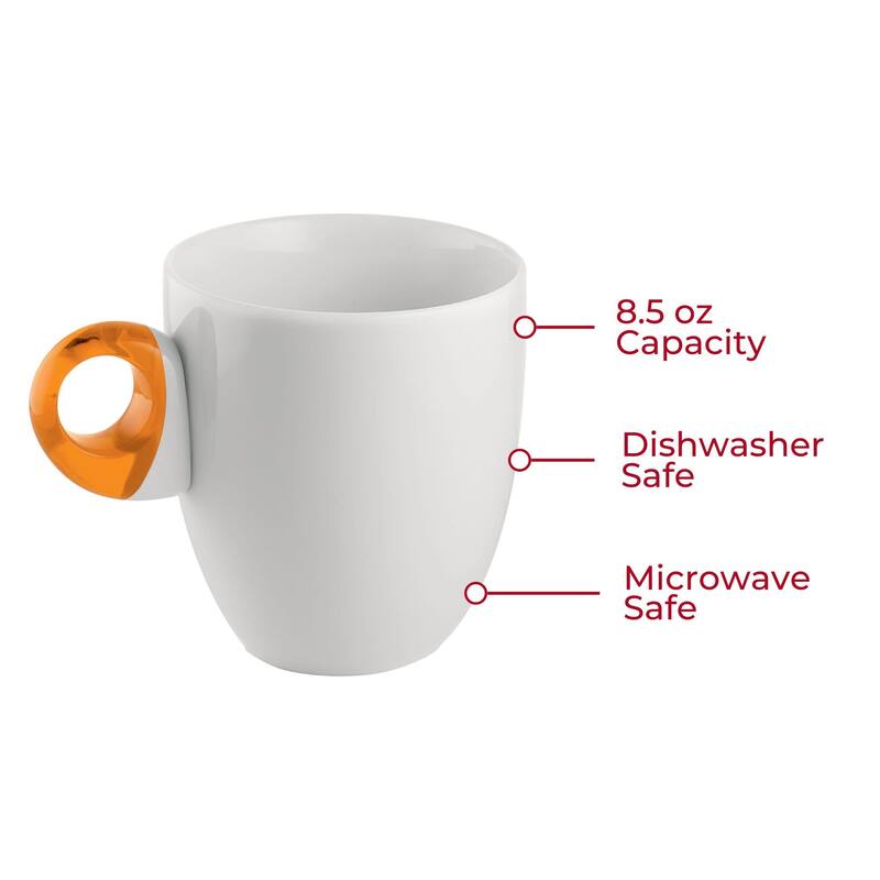 Guzzini Set of 4 Everyday Feeling Mugs