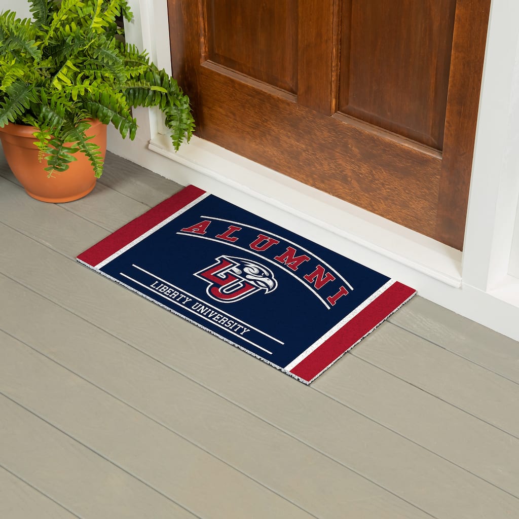 28 in. x 16 in. Liberty University Alumni Full Color PVC Door Mat