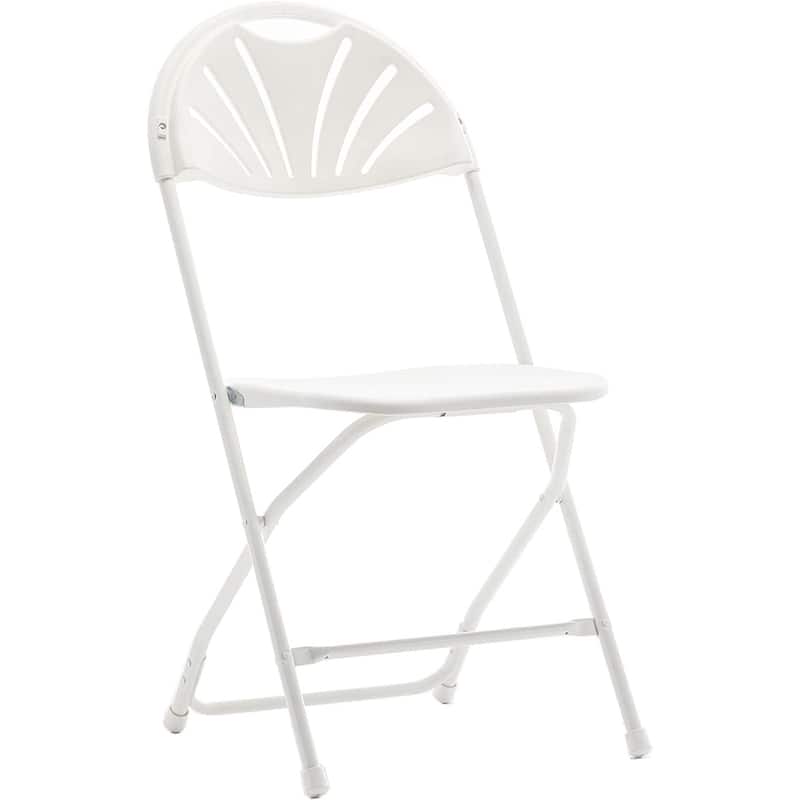 BTExpert 5 Piece Folding Card Table Set, 34" Square Granite White Plastic 4 Adult Chairs for party home indoor outdoor