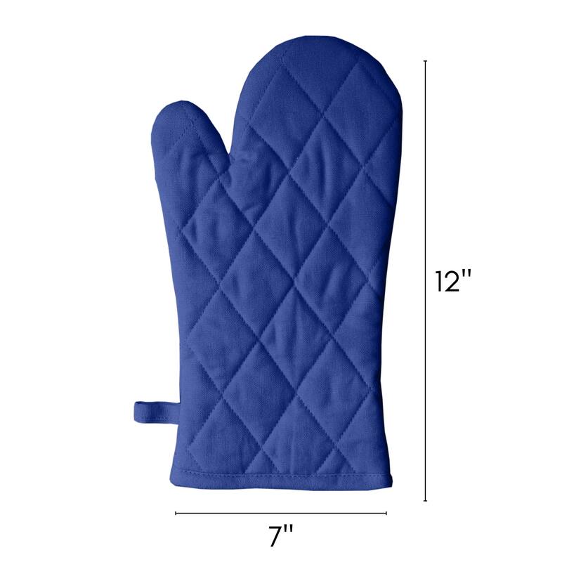Fabstyles Solo Waffle Cotton Oven Mitt Set of 2