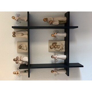 shelf laminate asymmetric floating square