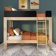 preview thumbnail 5 of 24, Mid-Century Modern Full over Full Bunk Bed