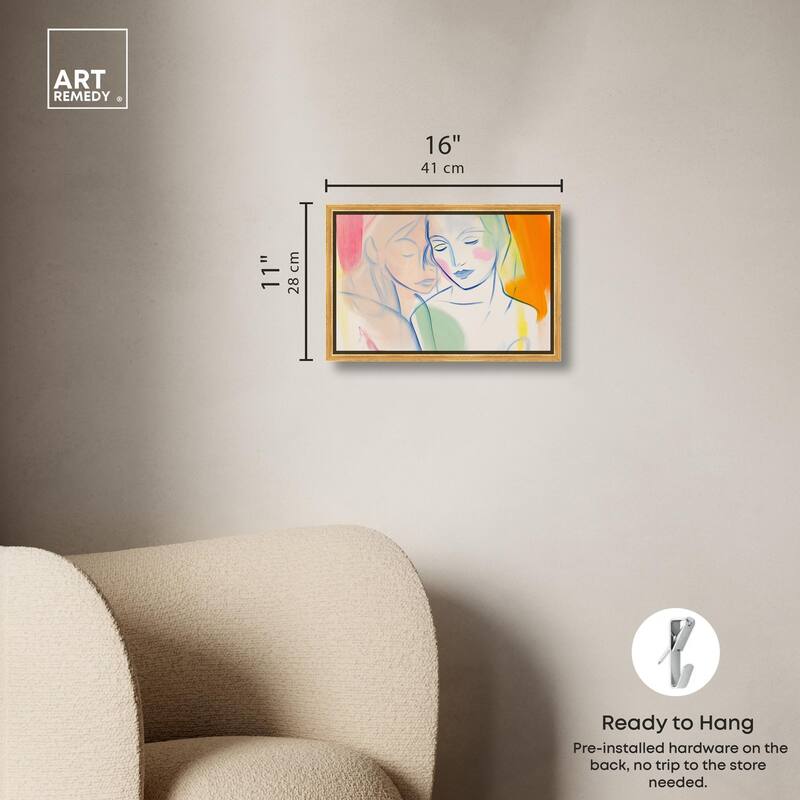 Brushstroke Bond Canvas by Art Remedy