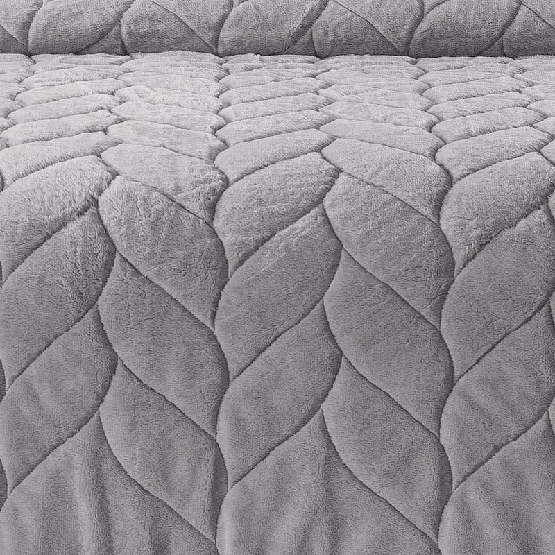 Waverly Cozy Gray Down Alternative Blanket