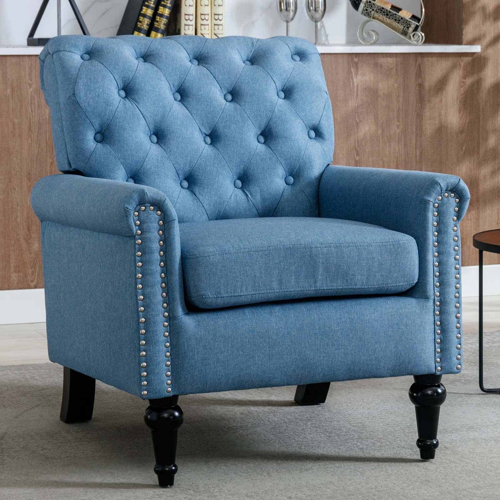 Comfy barrel sales chair