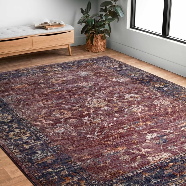 Alexander Home Jewel Floral Boho Area Rug