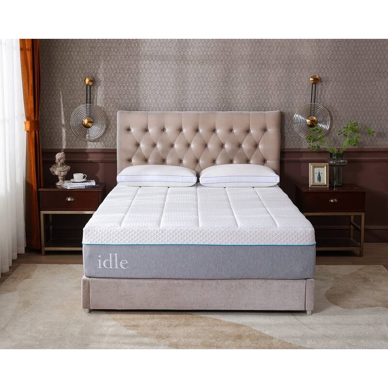 Memory Foam Mattress 14 Inch King Size, Medium Firm Cool Gel Infused Plush Mattress with Breathable Soft Fabric Cover
